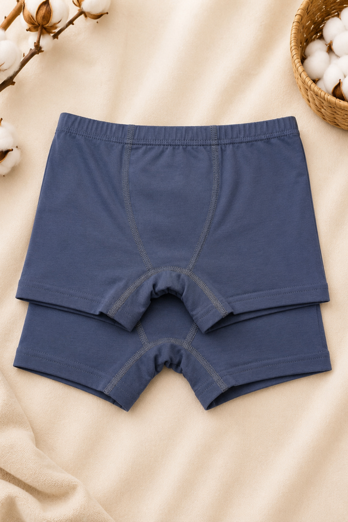 Erkek Çocuk Boxer 2'li- Koyu Mavi (13-14yaş aralığı)