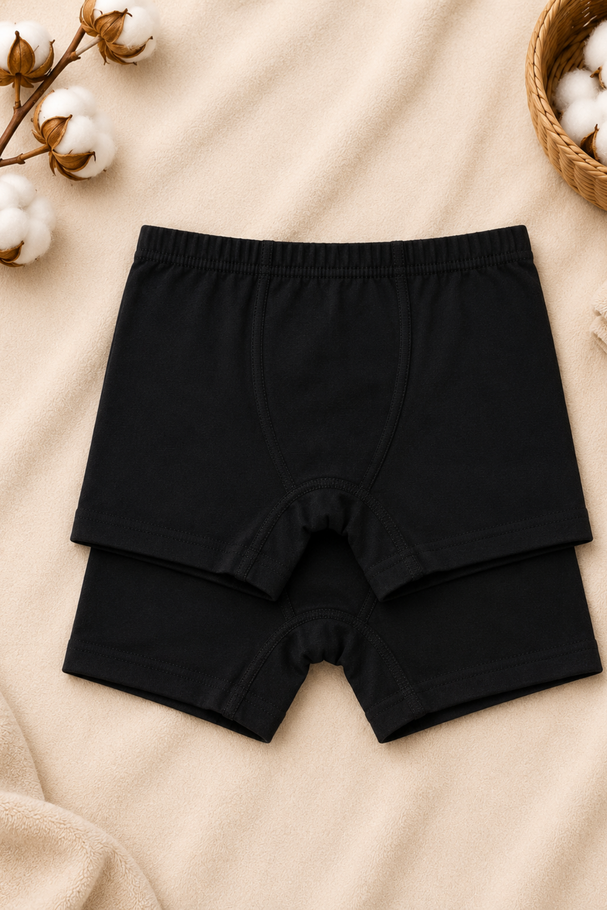 Erkek Çocuk Boxer 2'li- Siyah(13-14yaş aralığı)
