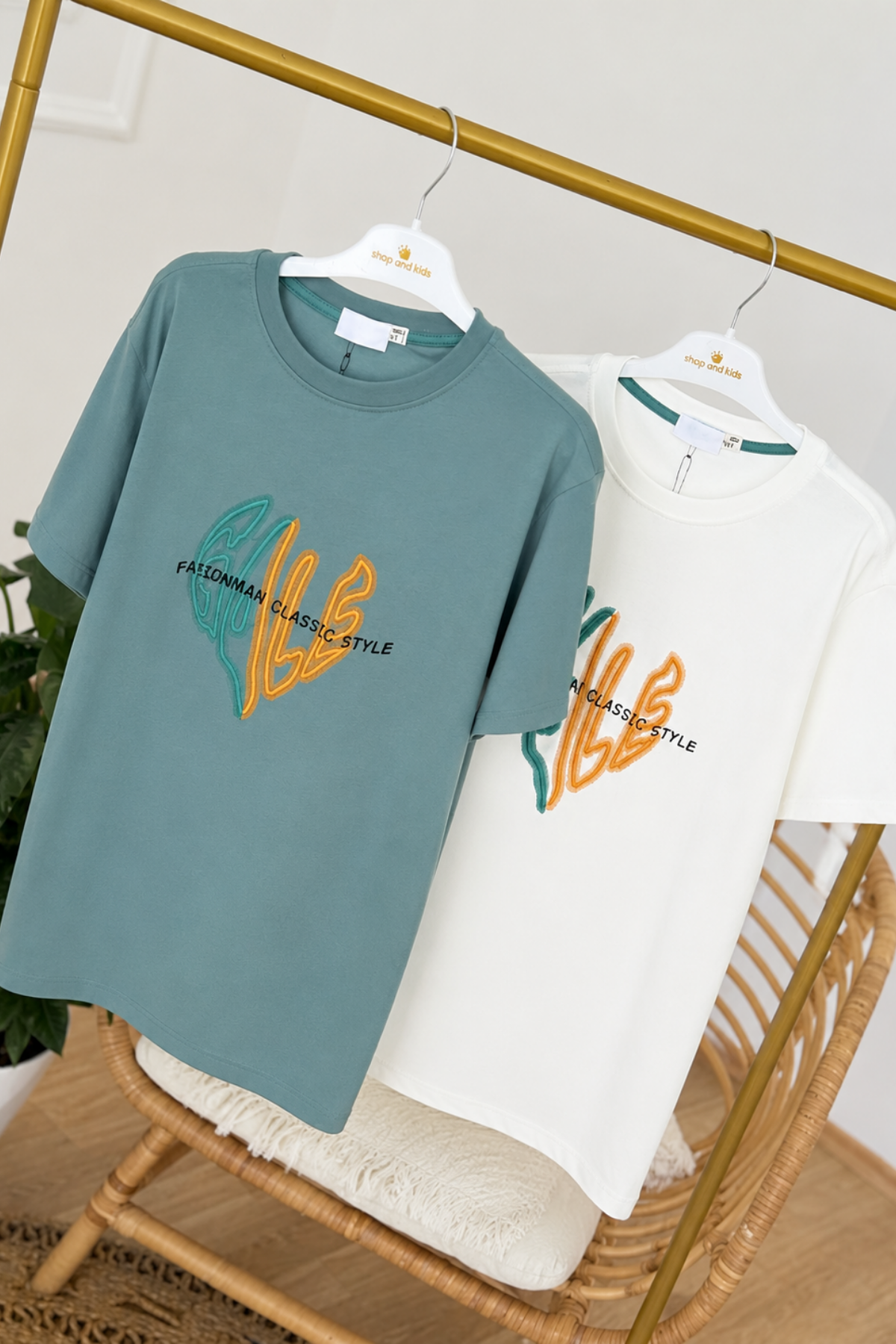 Fashionman Classic Style T-shirt - Ekru (13-16 yaş aralığı)
