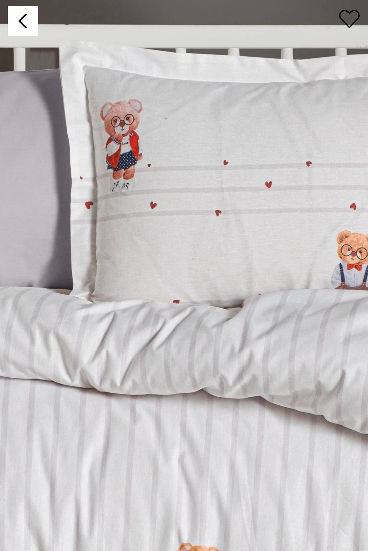 Kanz Tiny Bear Renforce Bebek Nevresim Takımı 