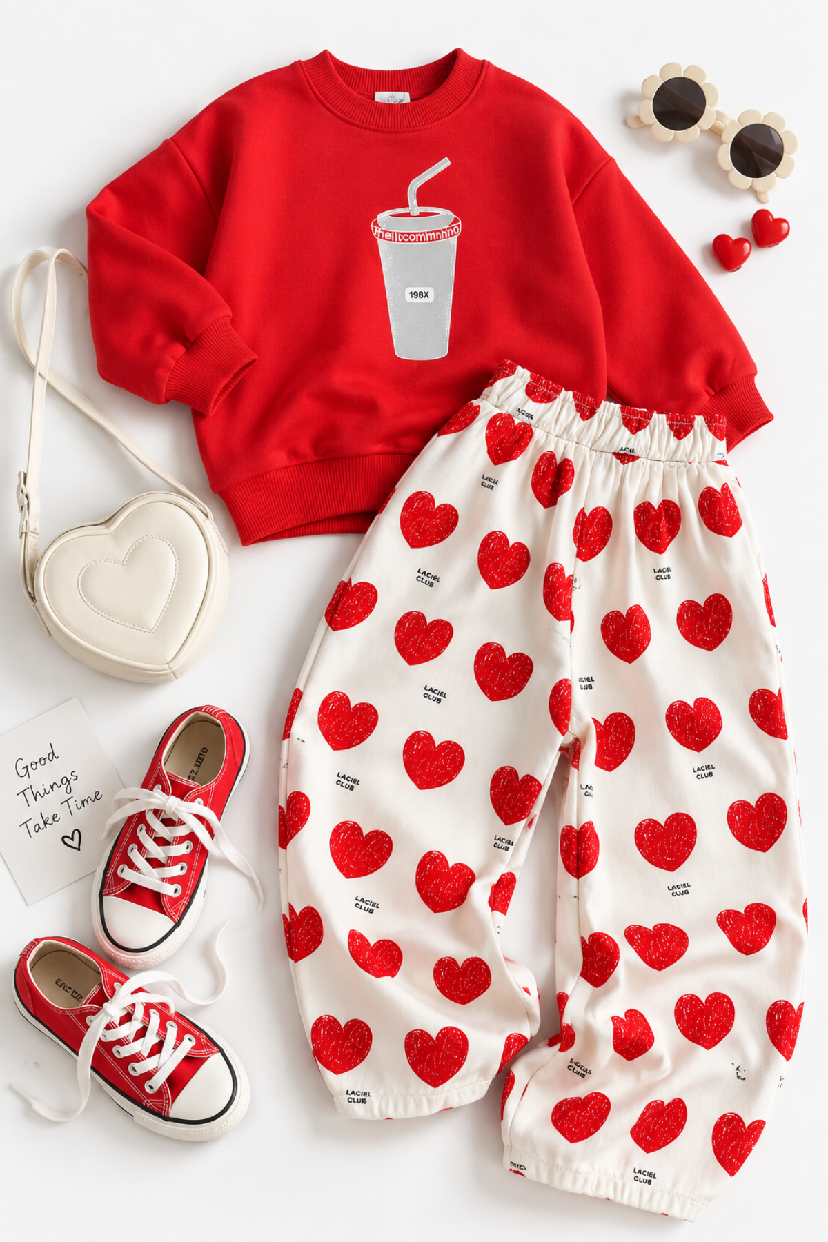 Love Balon Pantalonlu Takım (2-7 yaş aralığı)