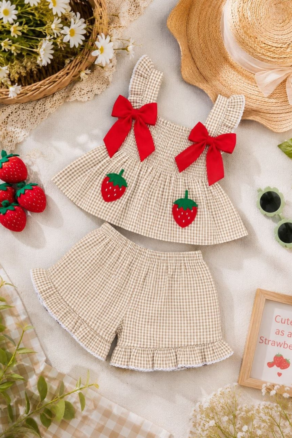 Pötikare Cherry Takım -Bej (1-5 yaş)