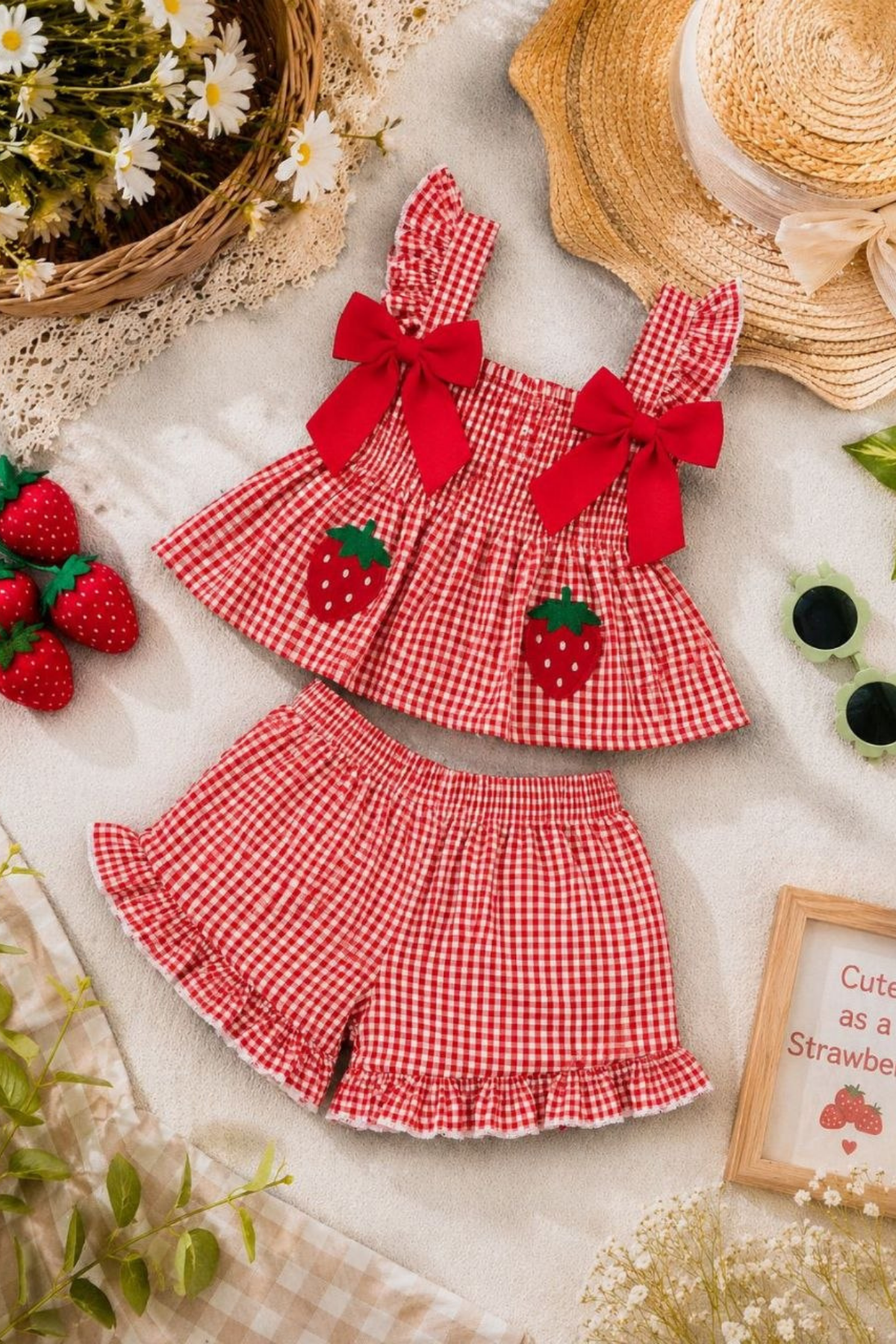 Pötikare Cherry Takım -Kırmızı (1-5 yaş)