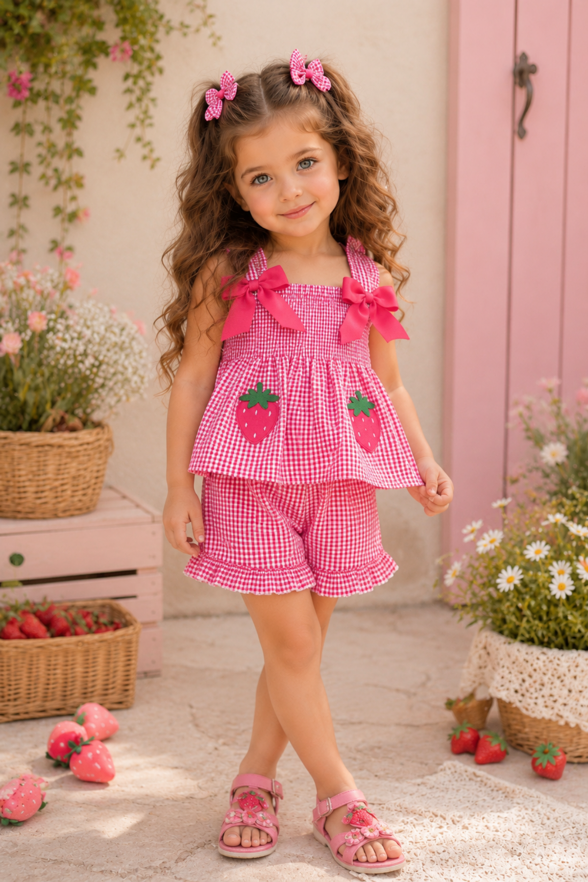 Pötikare Cherry Takım -Pembe (1-5 yaş)