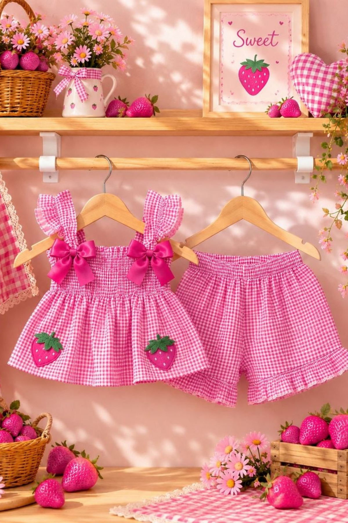 Pötikare Cherry Takım -Pembe (1-5 yaş)