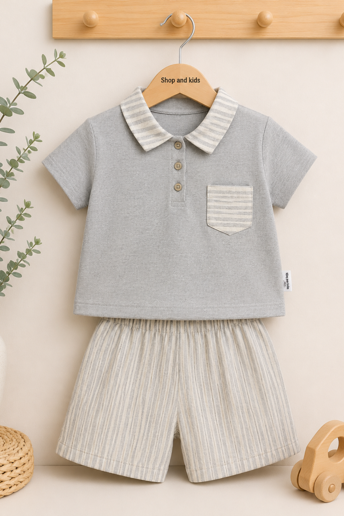 Toscana 2 li Takım  - Gri (6-36ay)