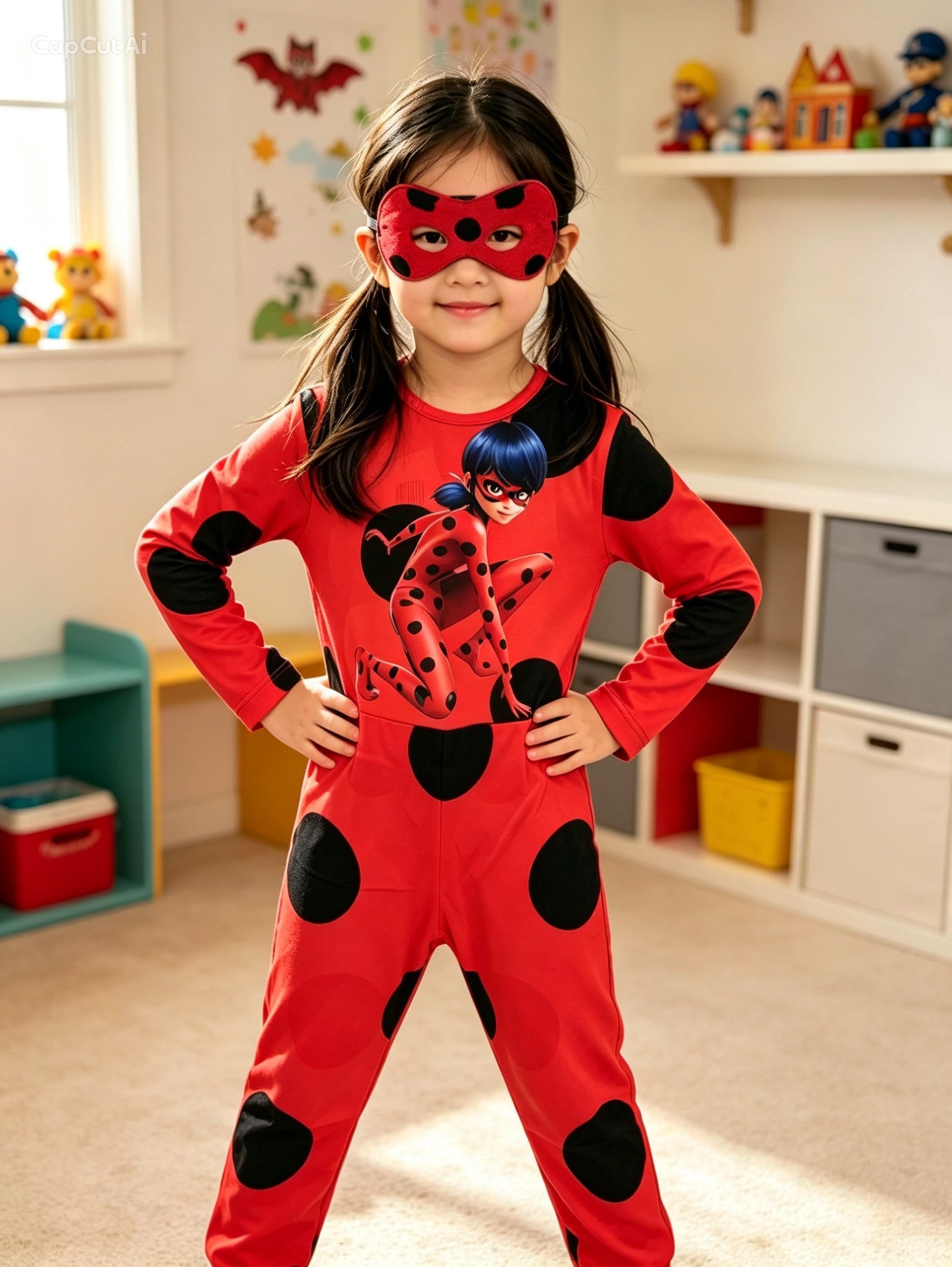 Uğur Böceği (Ladybug) Kostüm (2-8 yaş aralığı)