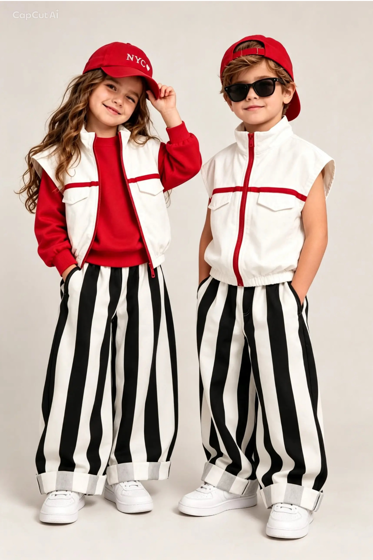 Unisex Tasarım Model Yelekli Takım-(3-10yaş aralığı)