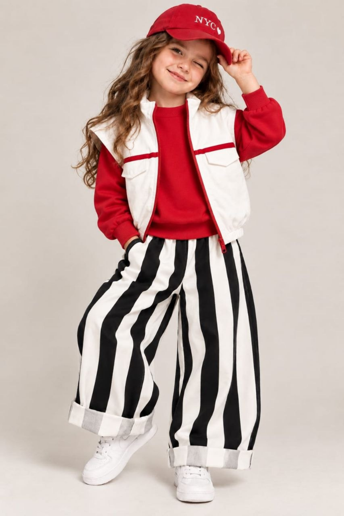 Unisex Tasarım Model Yelekli Takım-(3-10yaş aralığı)