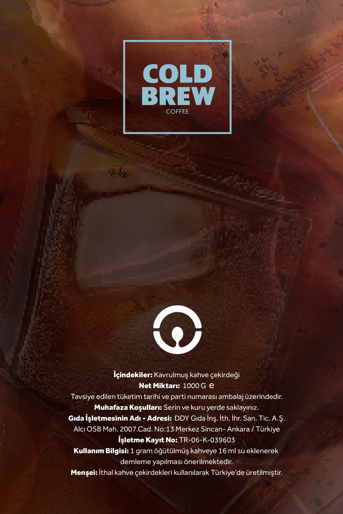Arabica Coffee House Cold Brew Çekirdek Kahve 1 kg | Specialty Coffee | Dark Roast | Soğuk Demleme Kahvesi