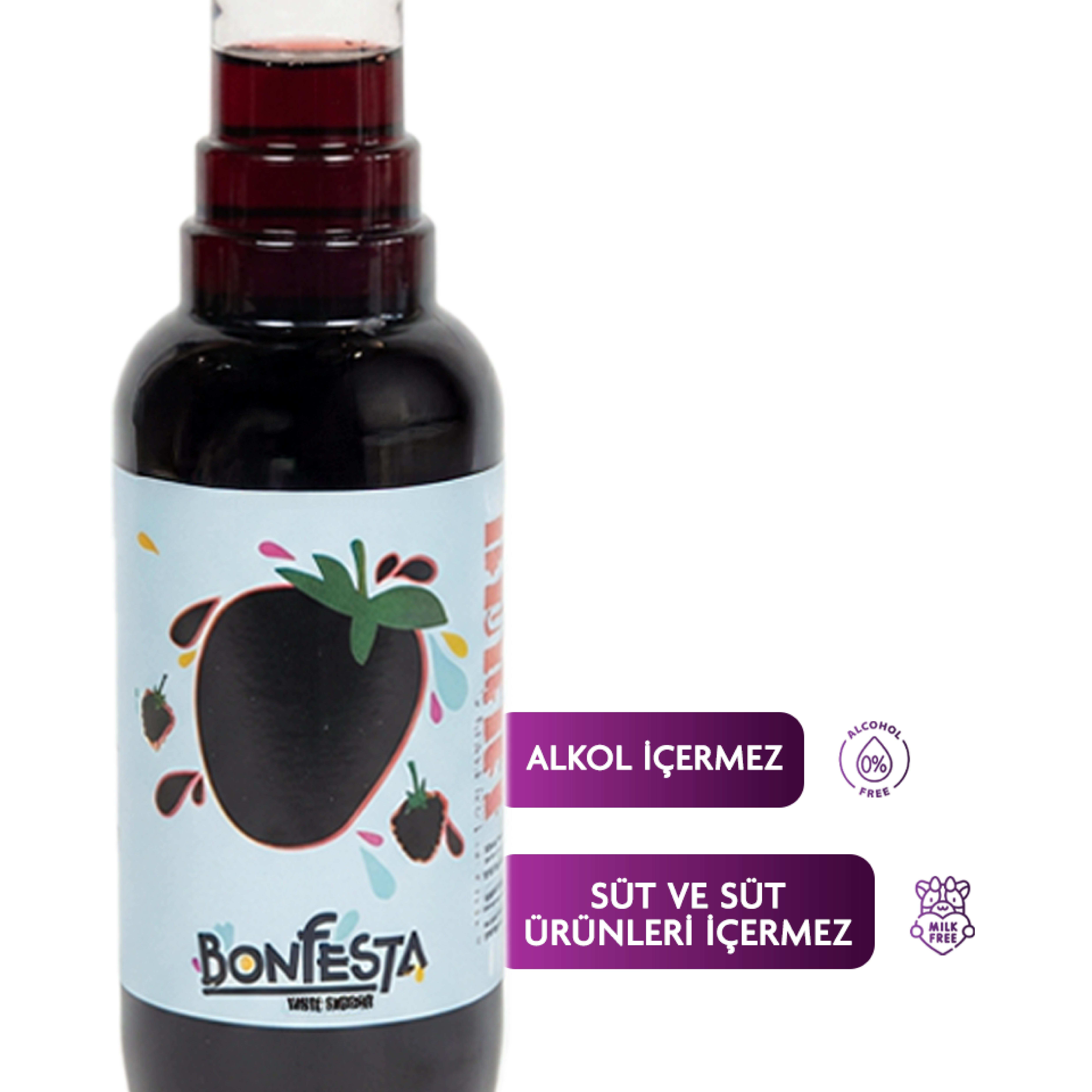 Bonfesta Berry Lime Şurup 750ml – Aromalı Kahve Şurubu