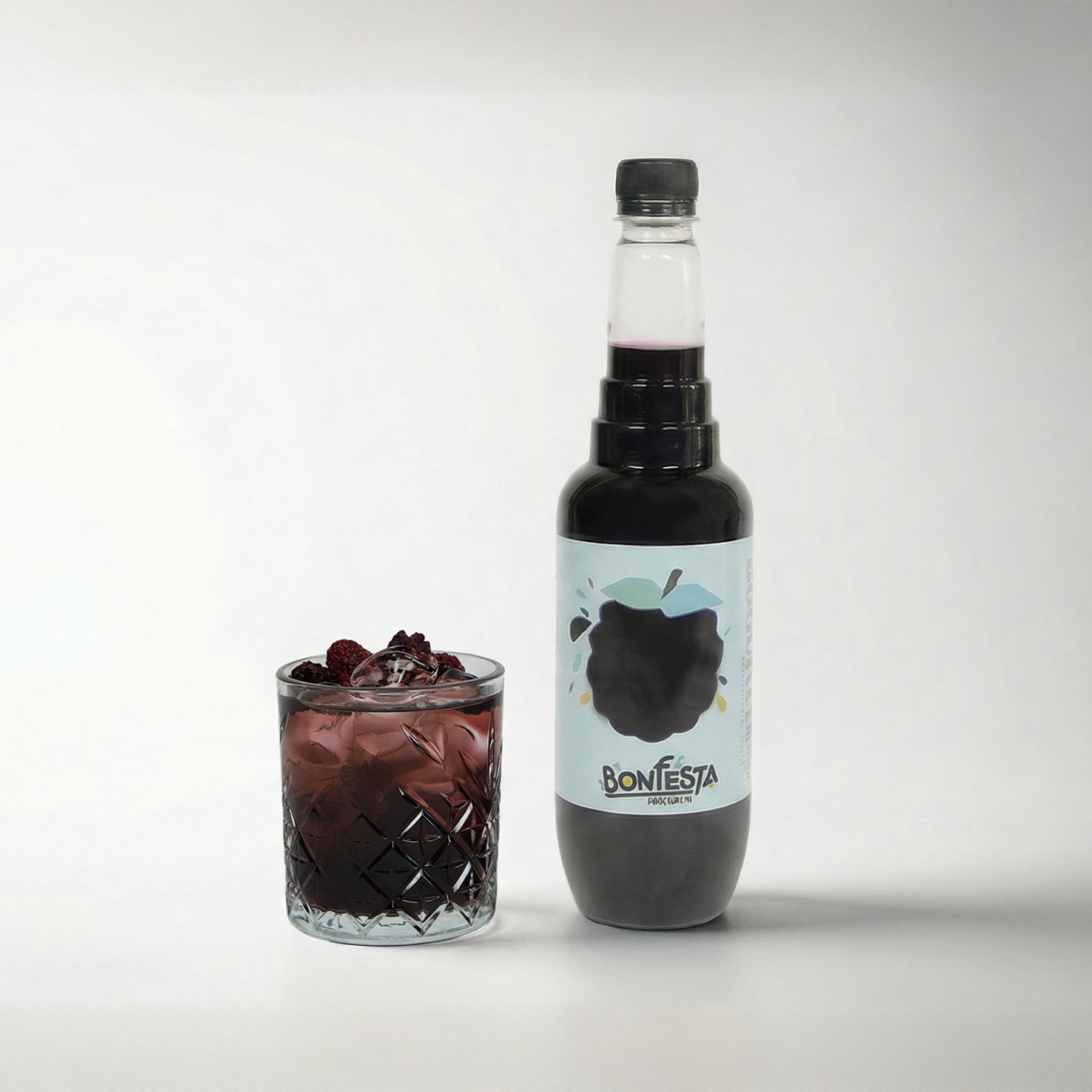 Bonfesta Böğürtlen Şurup 750ml – Aromalı Kahve Şurubu