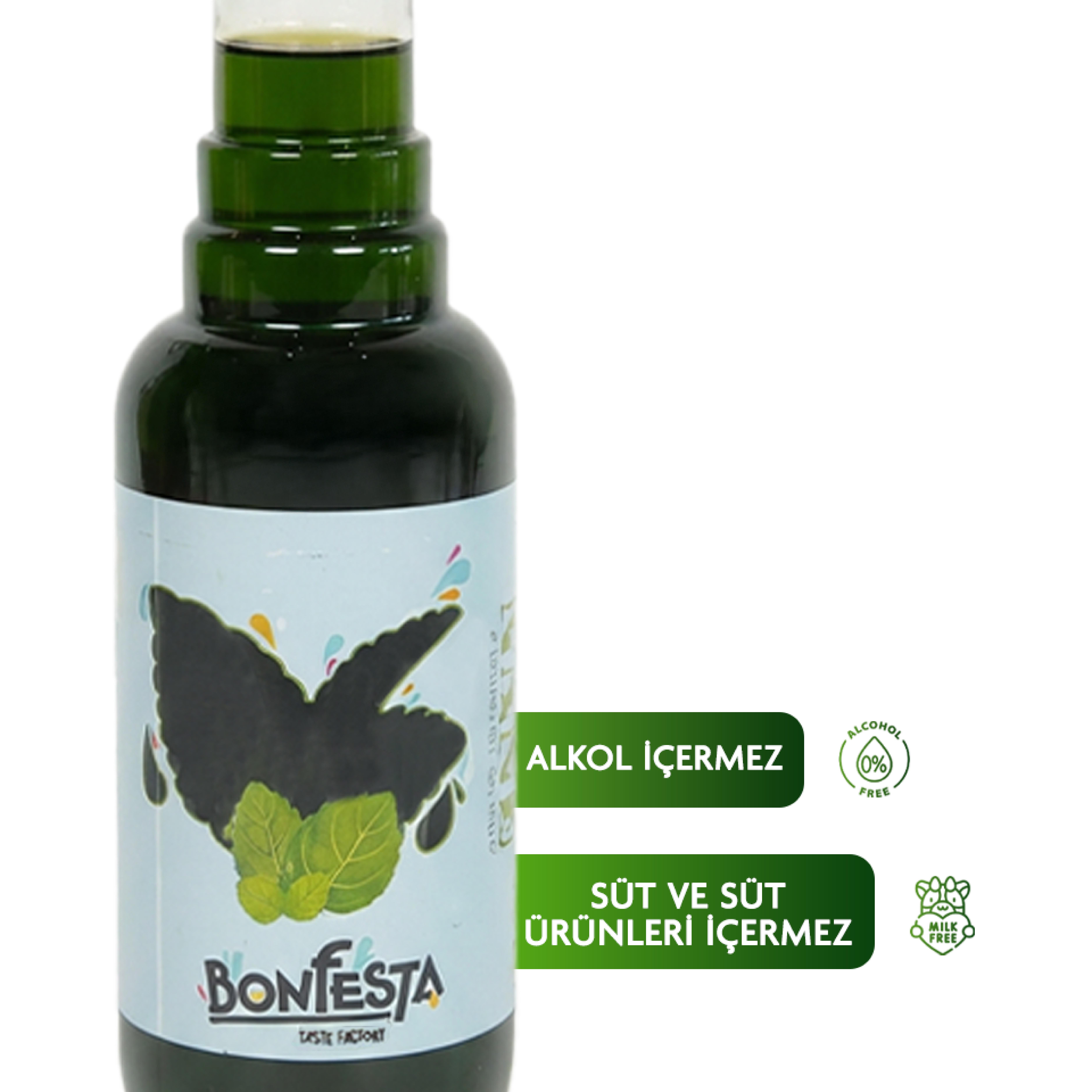 Bonfesta Nane Şurup 750ml – Aromalı Şurup – Kahve Şurubu