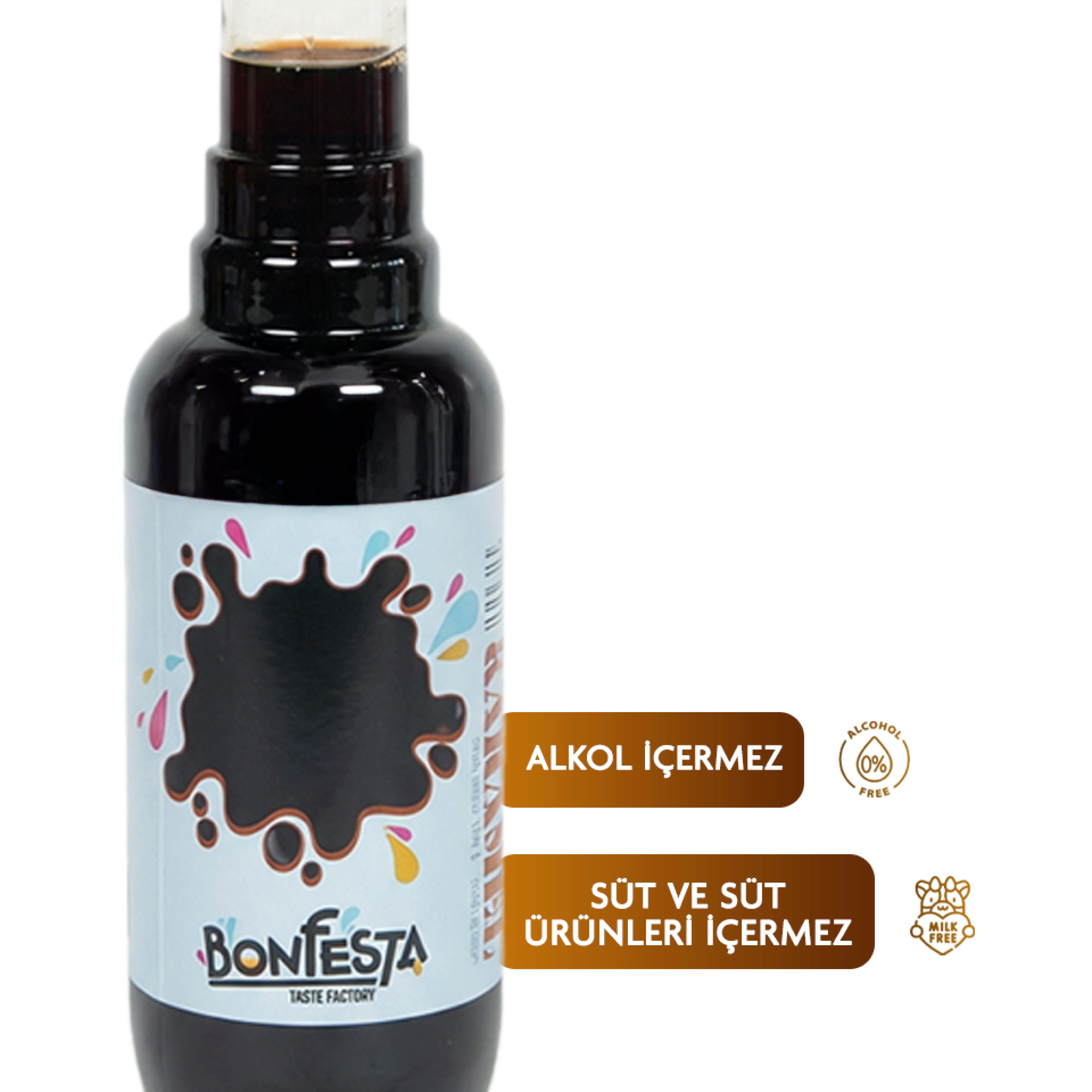 Bonfesta Salted Karamel Şurup 750ml – Kahve Şurubu – Tuzlu Karamel Aromalı Şurup