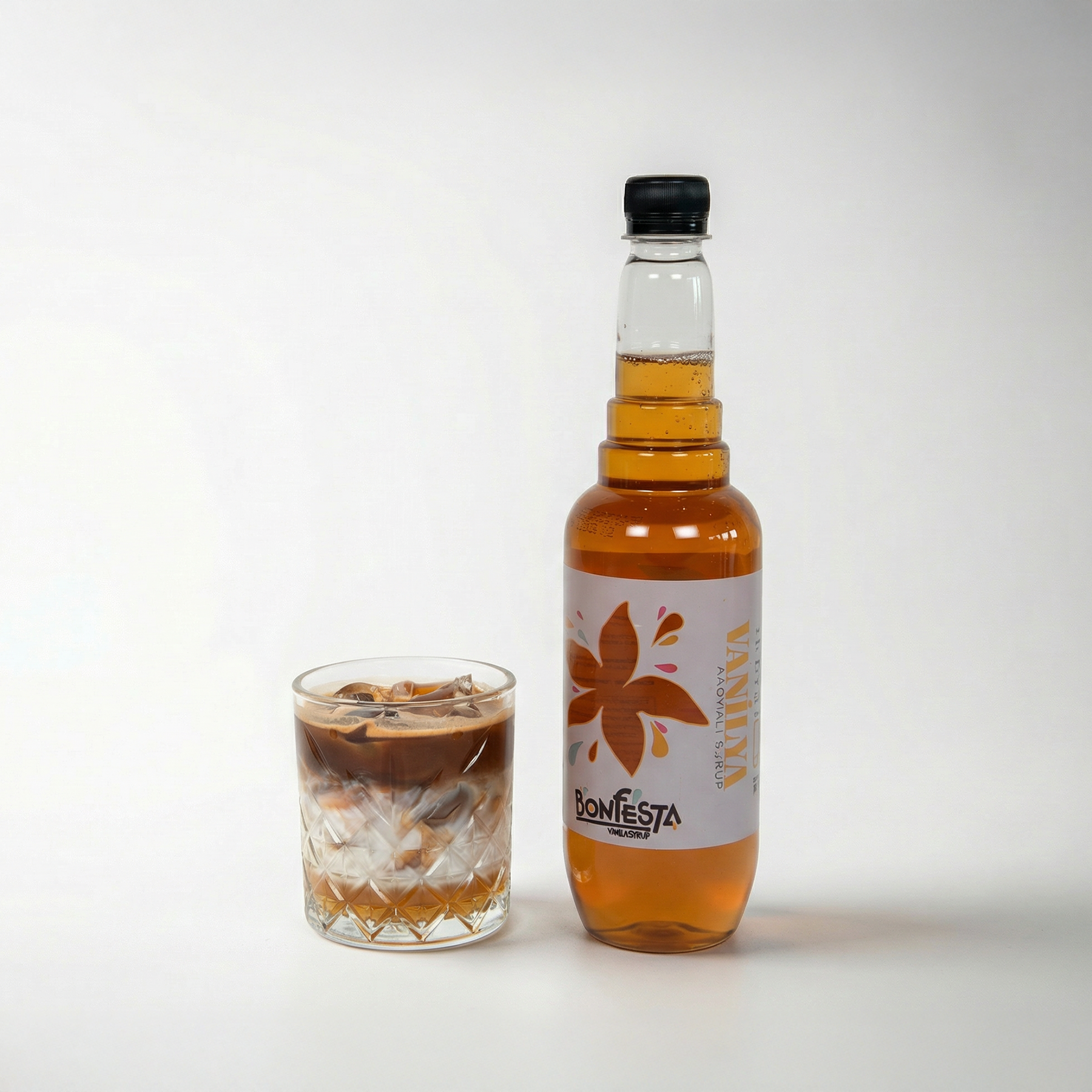 Bonfesta Vanilya Aromalı Şurup 750ml – Kahve Şurubu