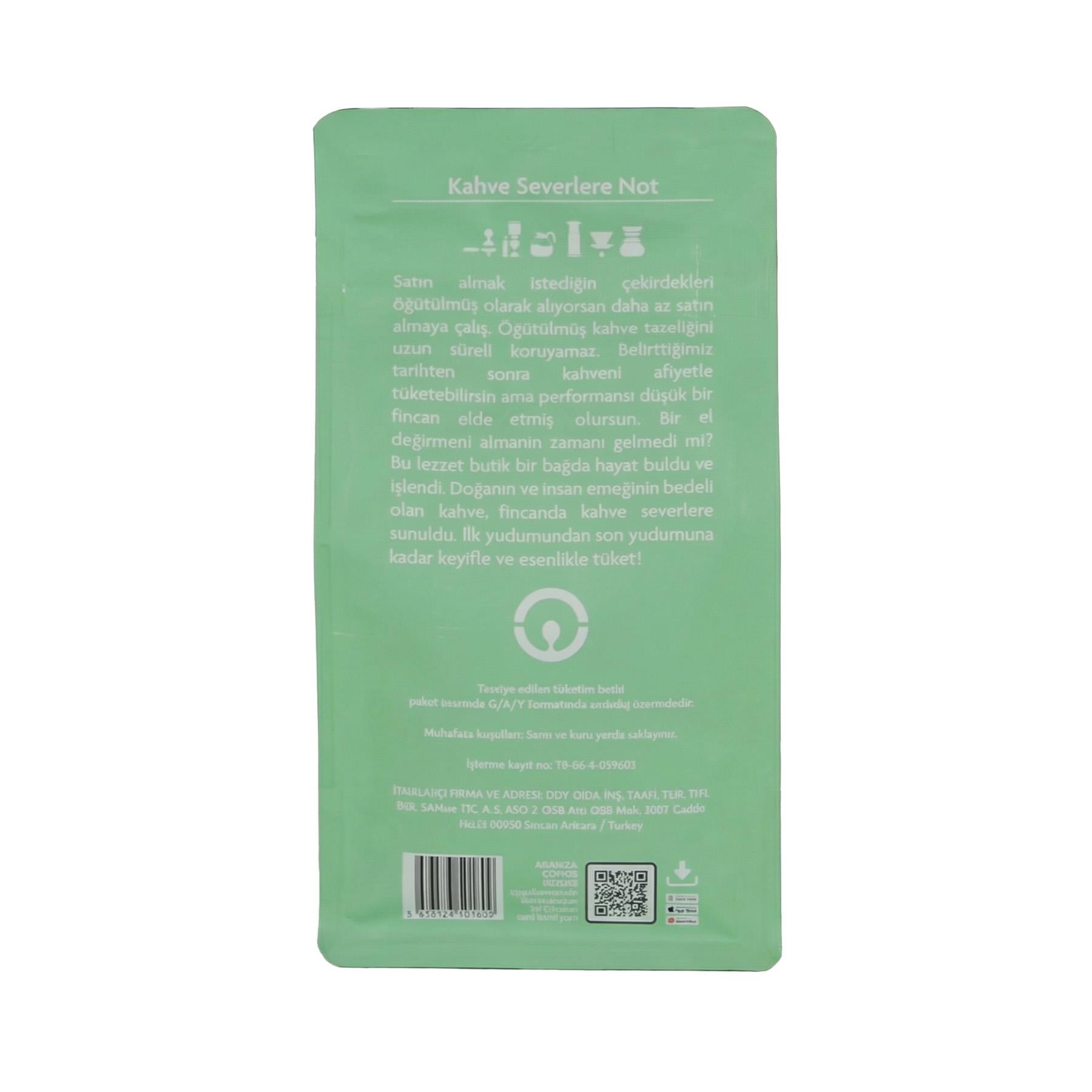 Espresso Kahve 250g  Çekirdek Kahve Taze Kavrulmuş