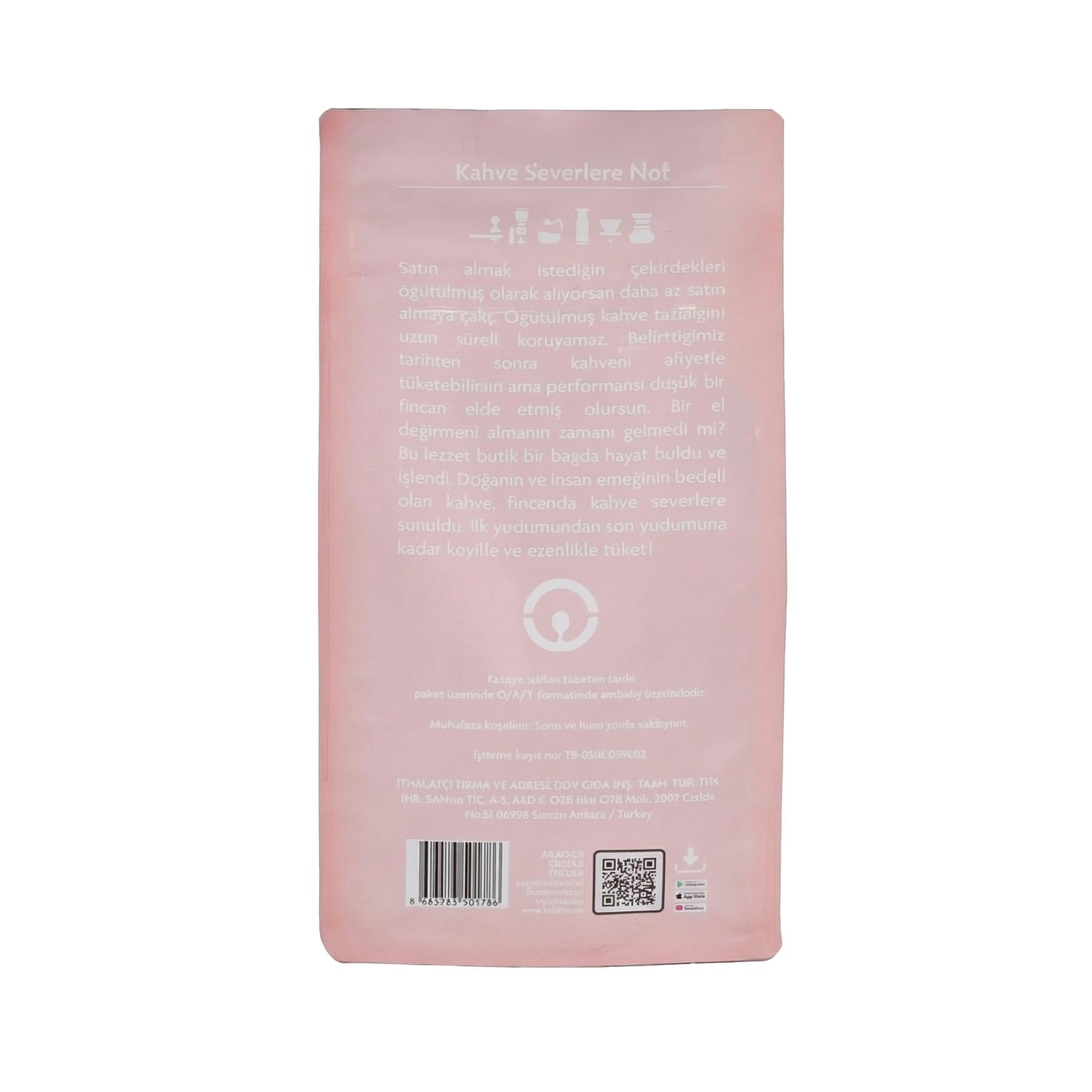 Filtre Kahve 250 gr Çekirdek Kahve Taze Kavrulmuş