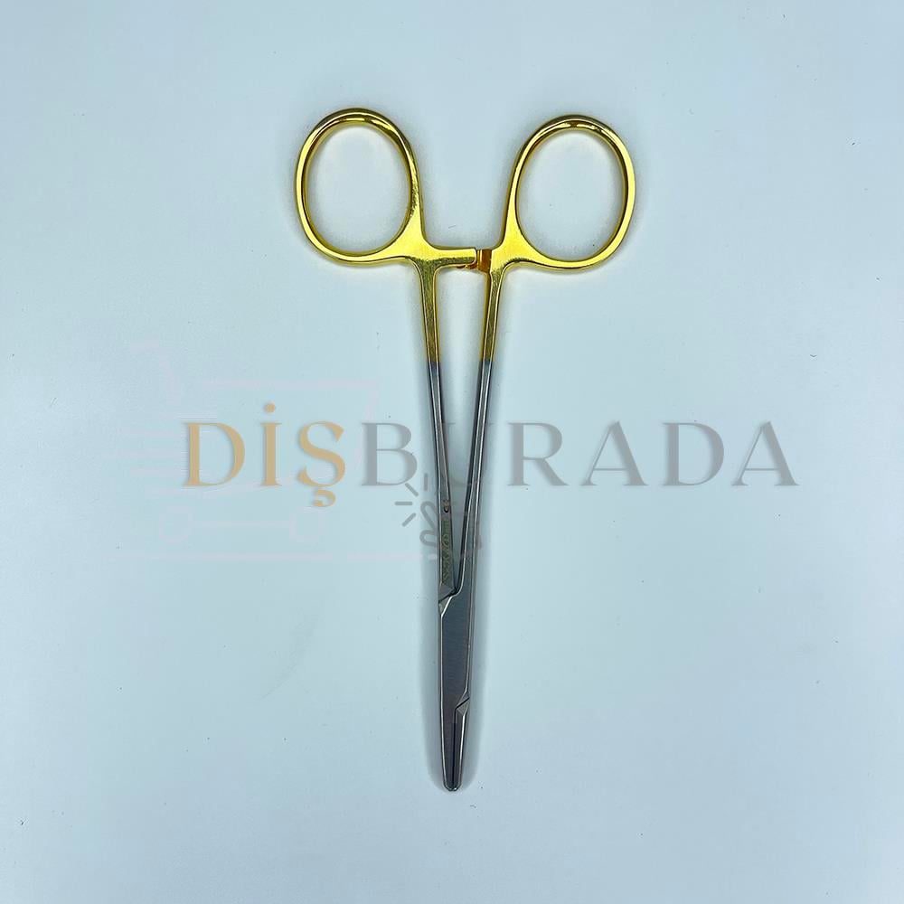 Cerrahi Hemostat (Klemp) Makas Tipi - Gold