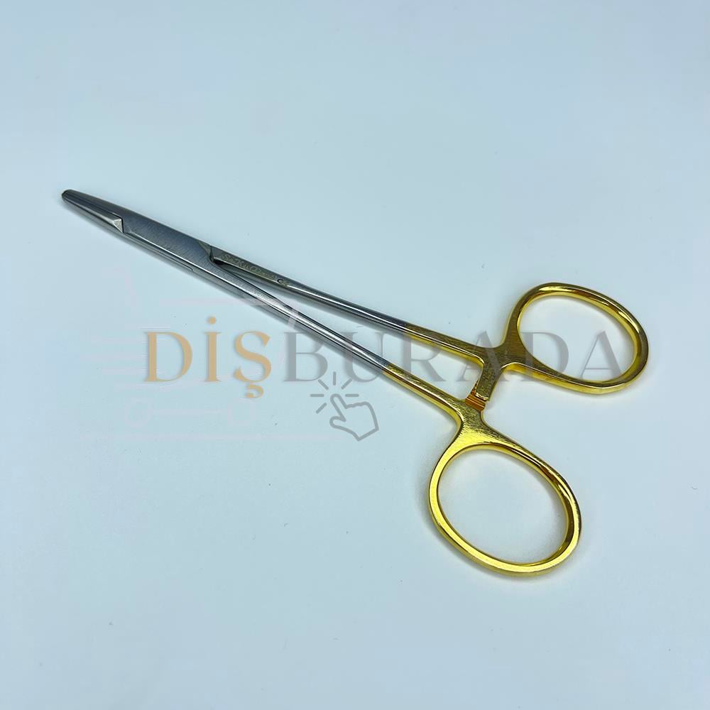 Cerrahi Hemostat (Klemp) Makas Tipi - Gold