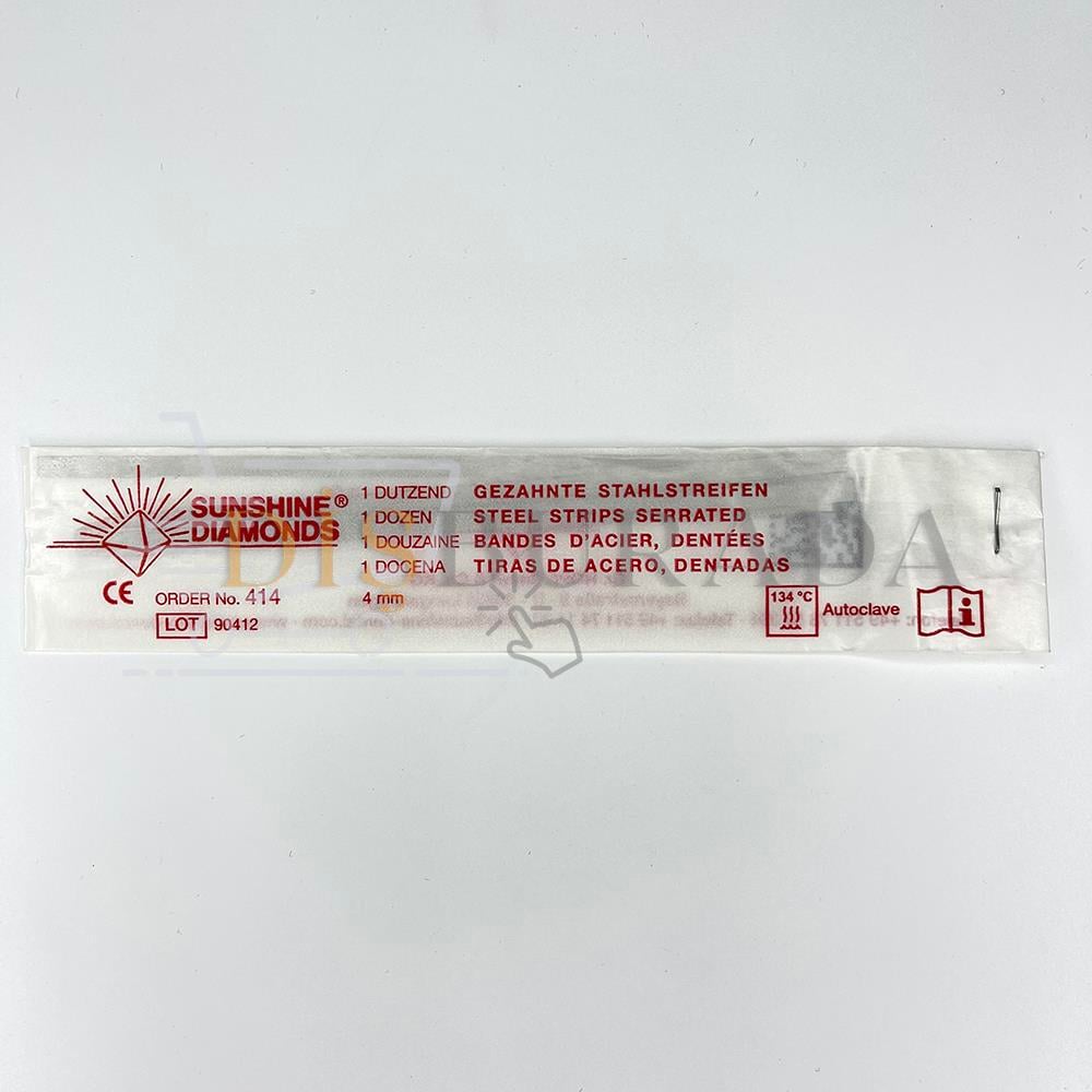 Çift Taraflı Metal Zımpara Testere 4Mm - 414 (Kırmızı)