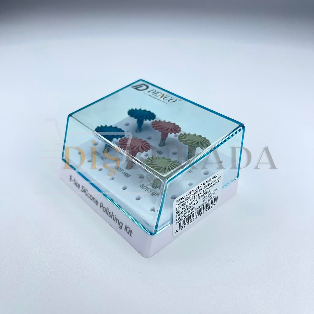 Denco E-Lite Composite Polishing Kit 6'Lı - Polisaj Kiti