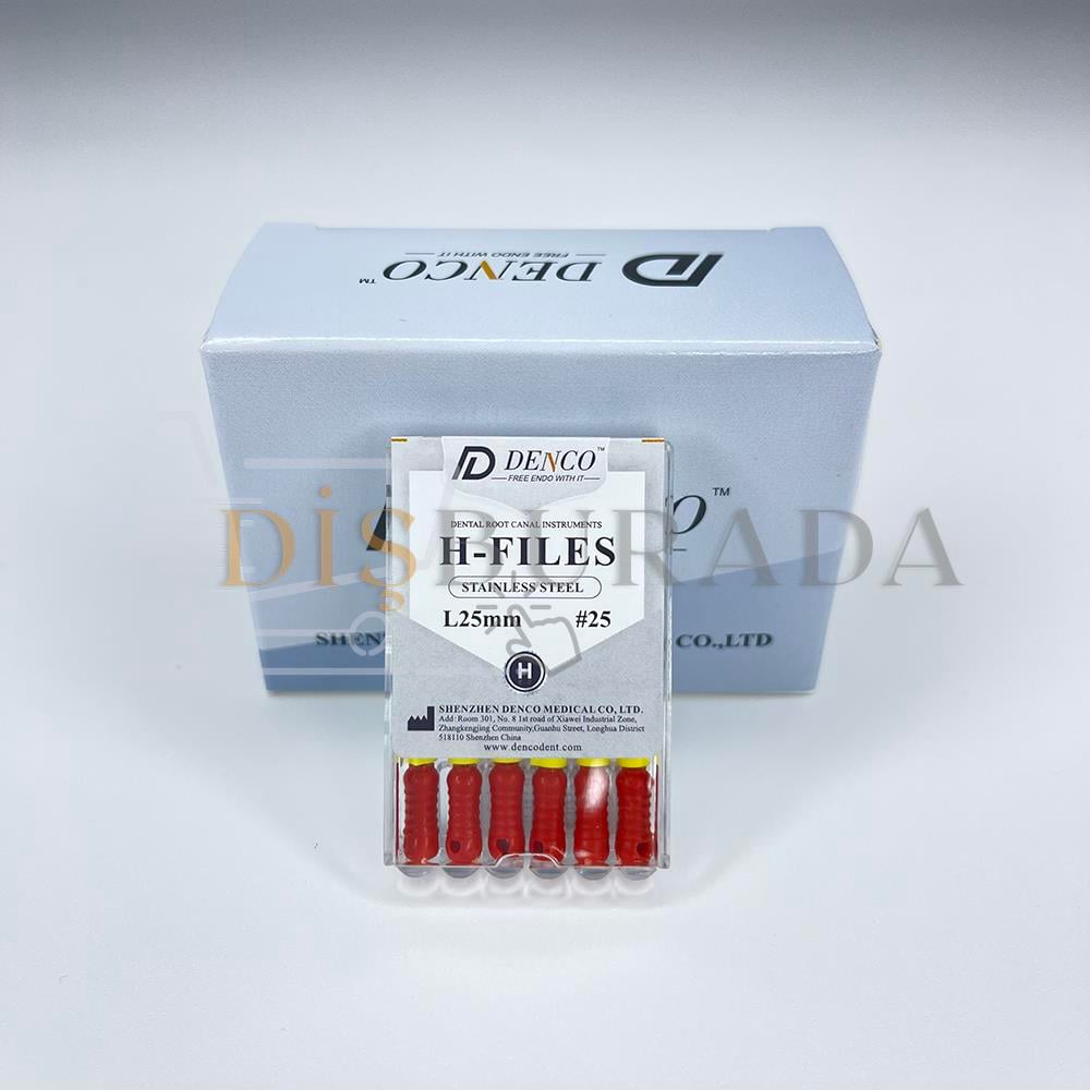 Denco H Files Kanal Eğesi - Paslanmaz Çelik
