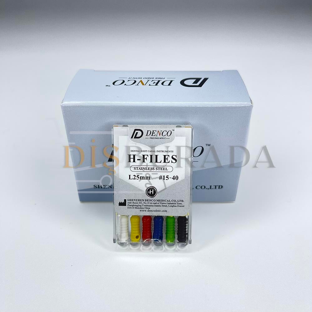 Denco H Files Kanal Eğesi - Paslanmaz Çelik