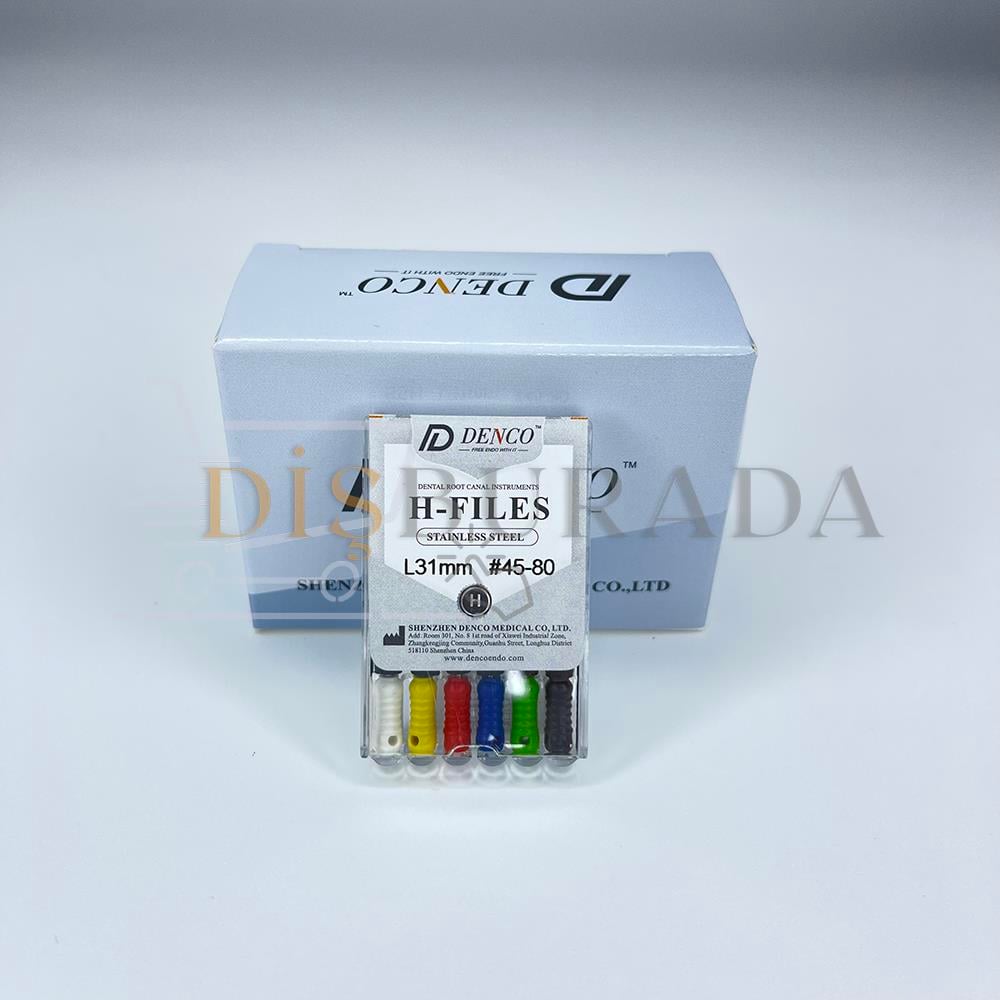 Denco H Files Kanal Eğesi - Paslanmaz Çelik