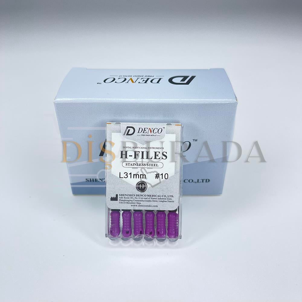 Denco H Files Kanal Eğesi - Paslanmaz Çelik