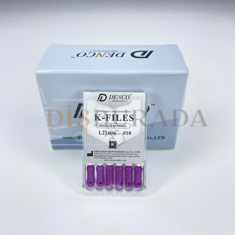 Denco K Files Kanal Eğesi - Paslanmaz Çelik