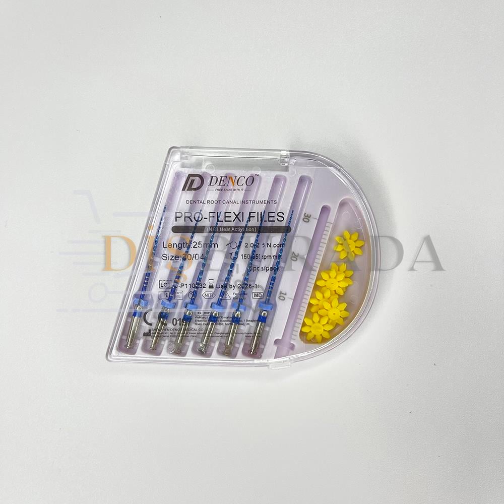 Denco Pro Flexi Files Blue Endomotor Eğesi