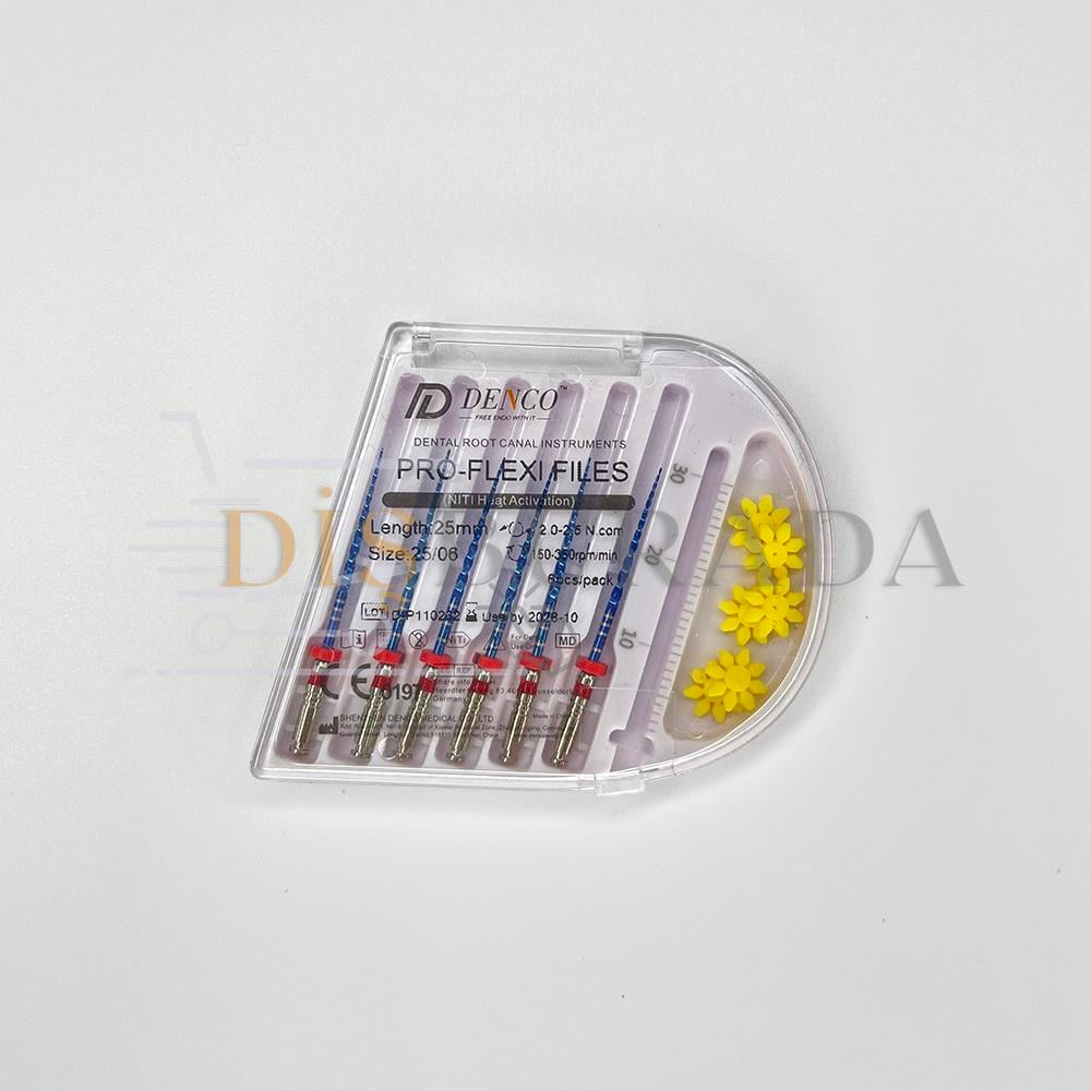 Denco Pro Flexi Files Blue Endomotor Eğesi