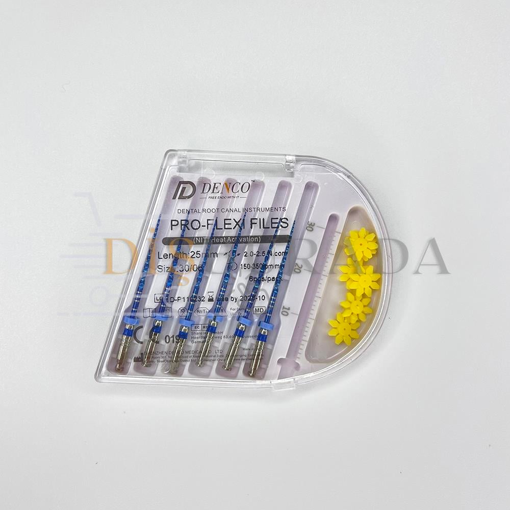 Denco Pro Flexi Files Blue Endomotor Eğesi