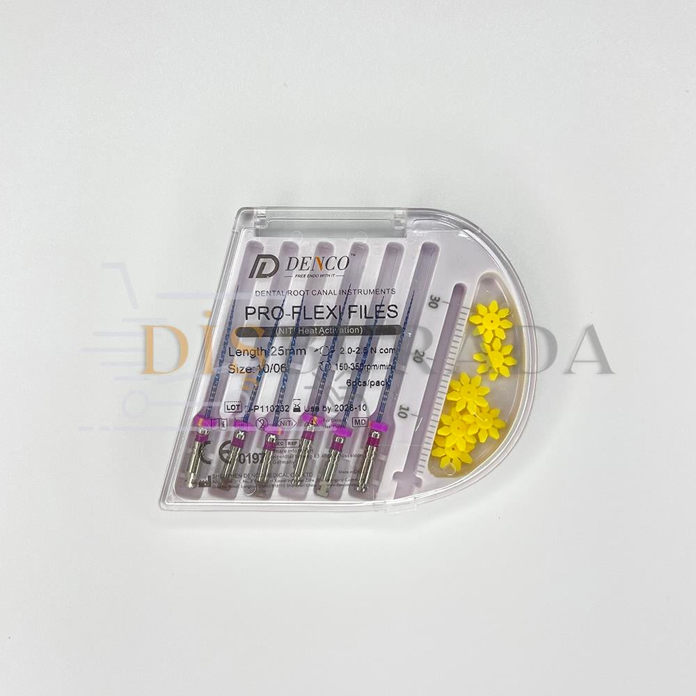 Denco Pro Flexi Files Blue Endomotor Eğesi