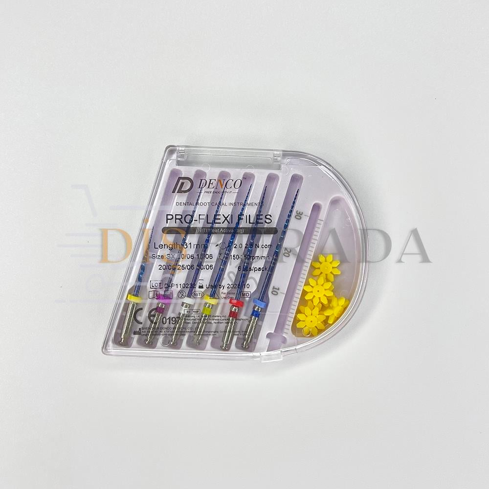 Denco Pro Flexi Files Blue Endomotor Eğesi