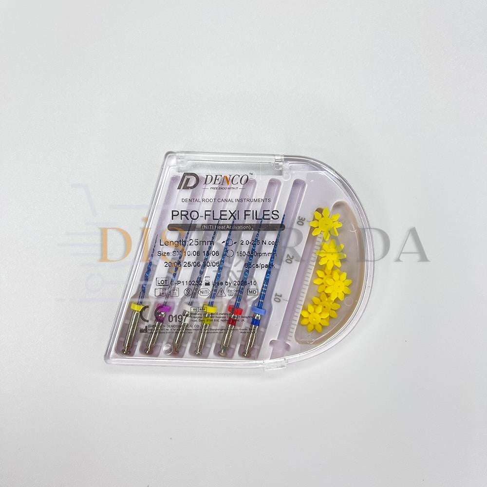 Denco Pro Flexi Files Blue Endomotor Eğesi