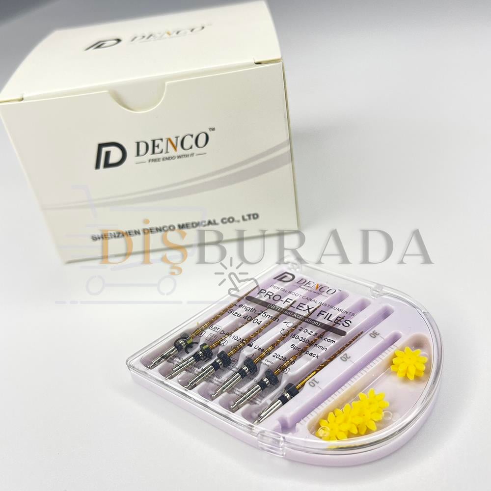 Denco Pro Flexi Files Gold Endomotor Eğesi
