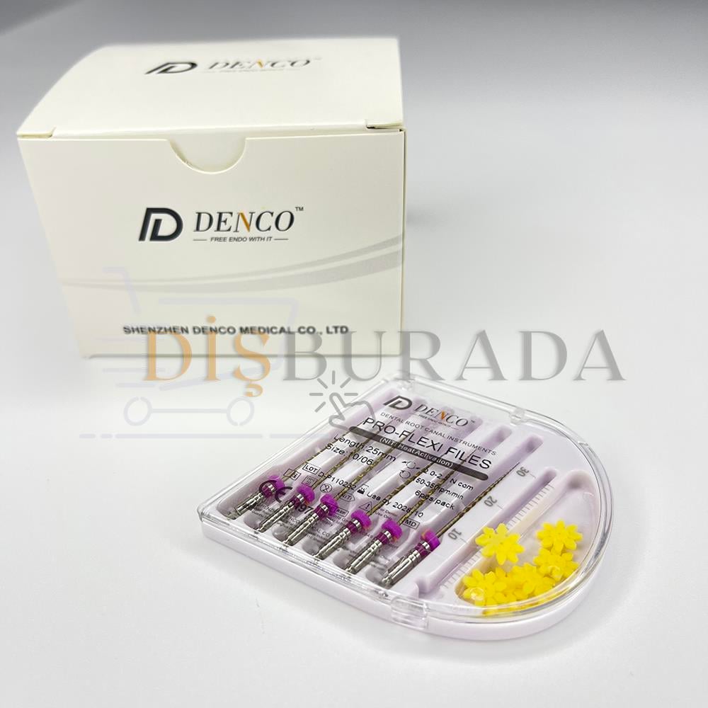 Denco Pro Flexi Files Gold Endomotor Eğesi