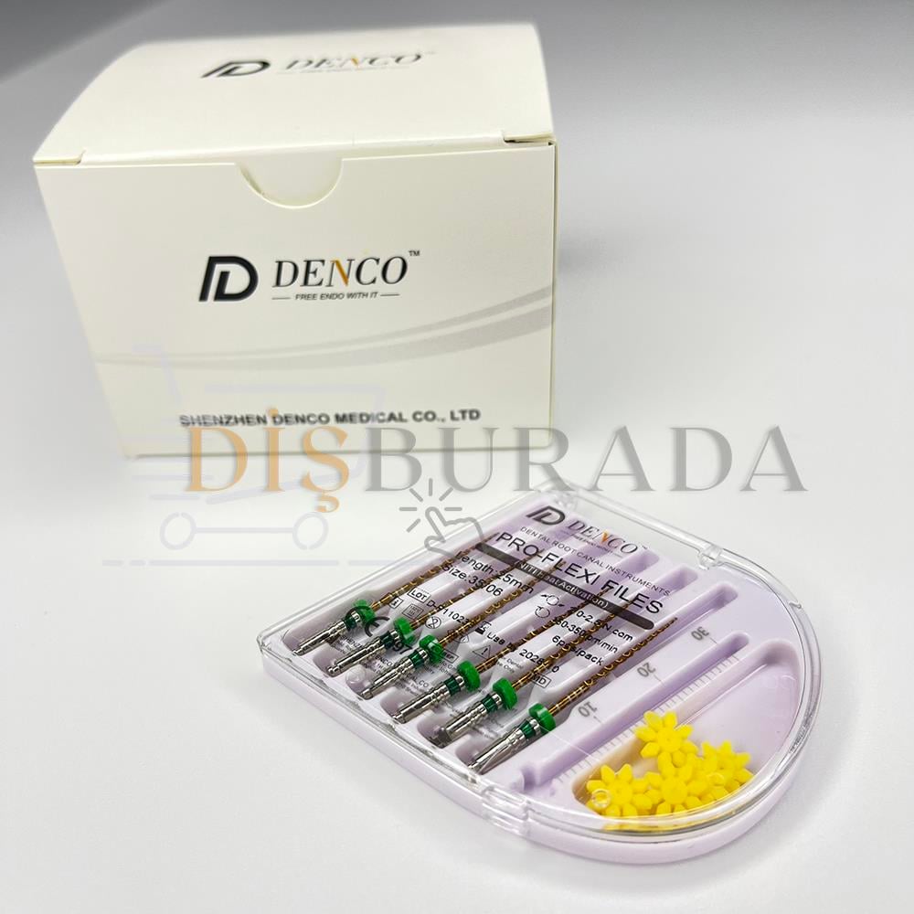 Denco Pro Flexi Files Gold Endomotor Eğesi