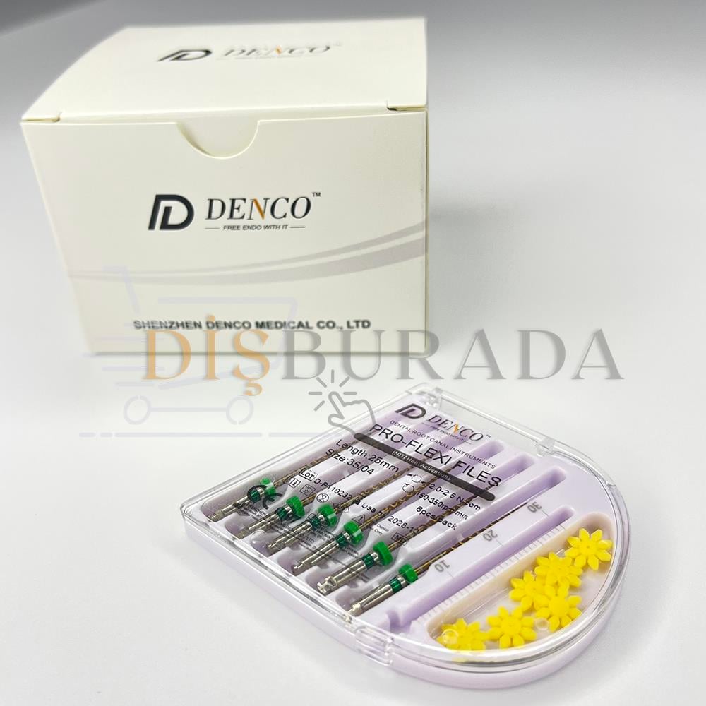 Denco Pro Flexi Files Gold Endomotor Eğesi