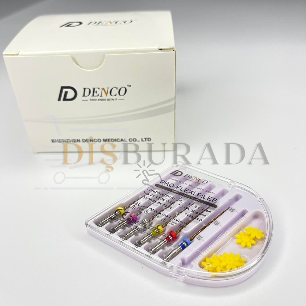 Denco Pro Flexi Files Gold Endomotor Eğesi
