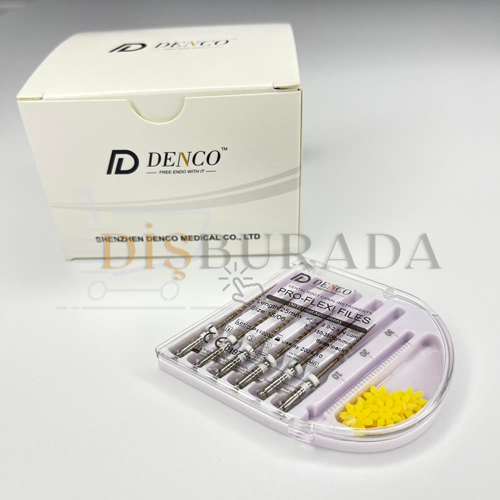 Denco Pro Flexi Files Gold Endomotor Eğesi