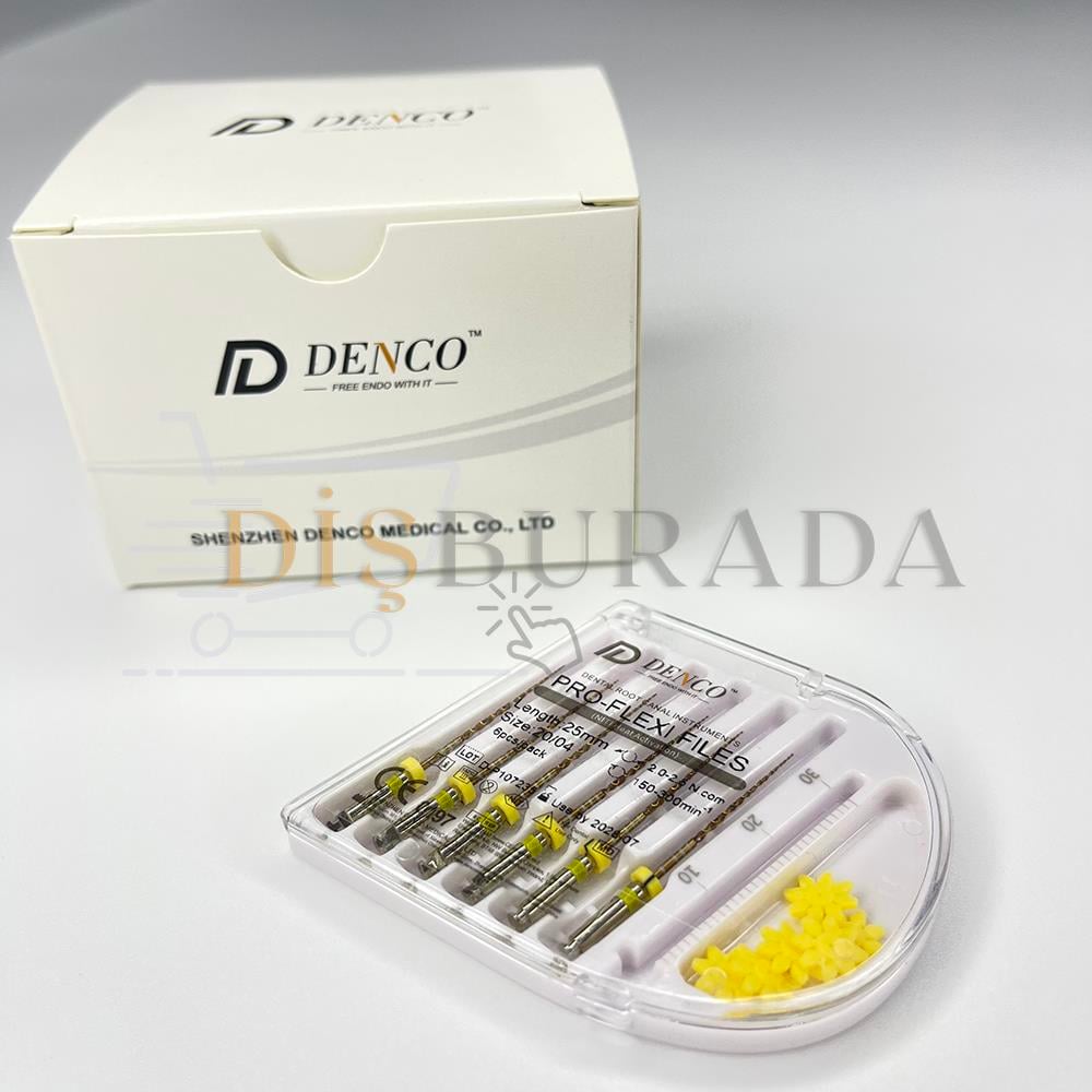 Denco Pro Flexi Files Gold Endomotor Eğesi