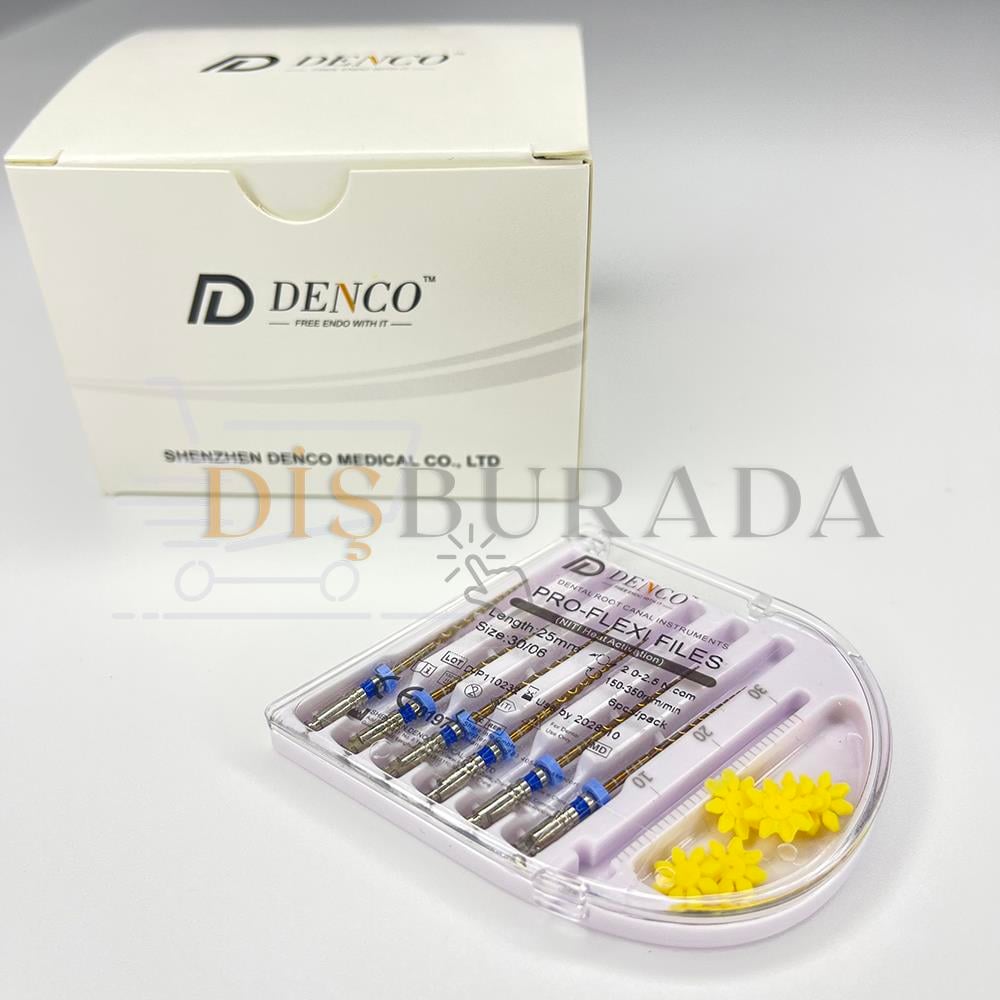 Denco Pro Flexi Files Gold Endomotor Eğesi
