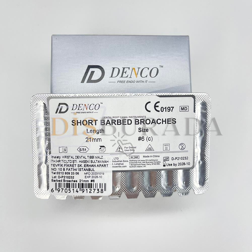 Denco Tırnef Barbed Broaches Eğe