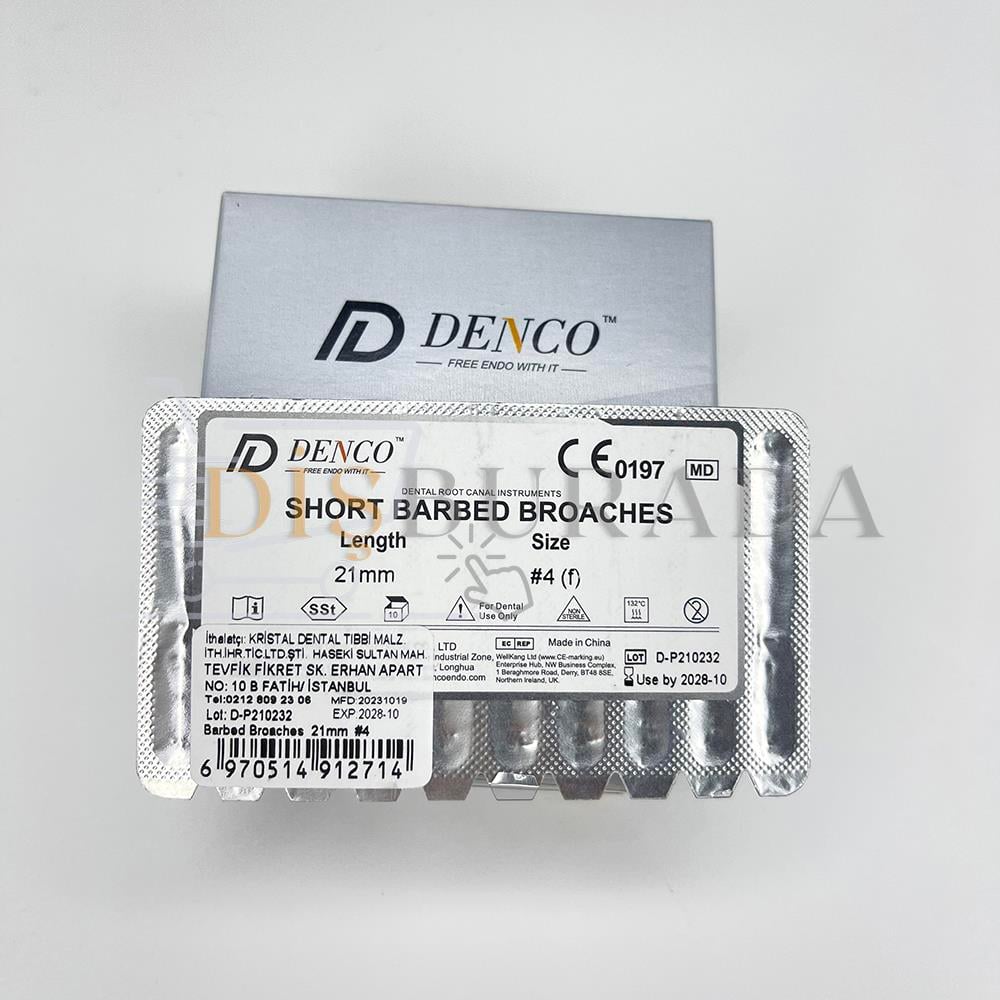 Denco Tırnef Barbed Broaches Eğe