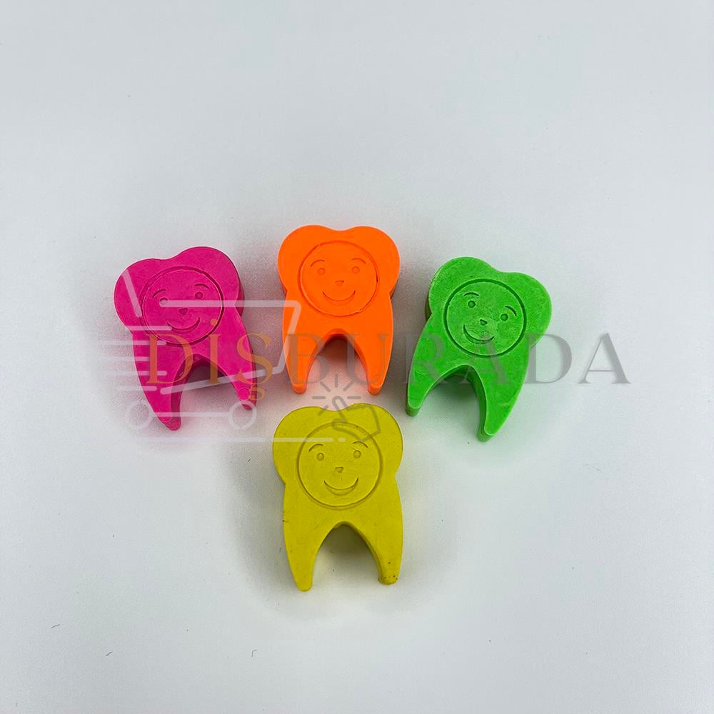 Diş Şeklinde Silgi (60'Lı Paket)