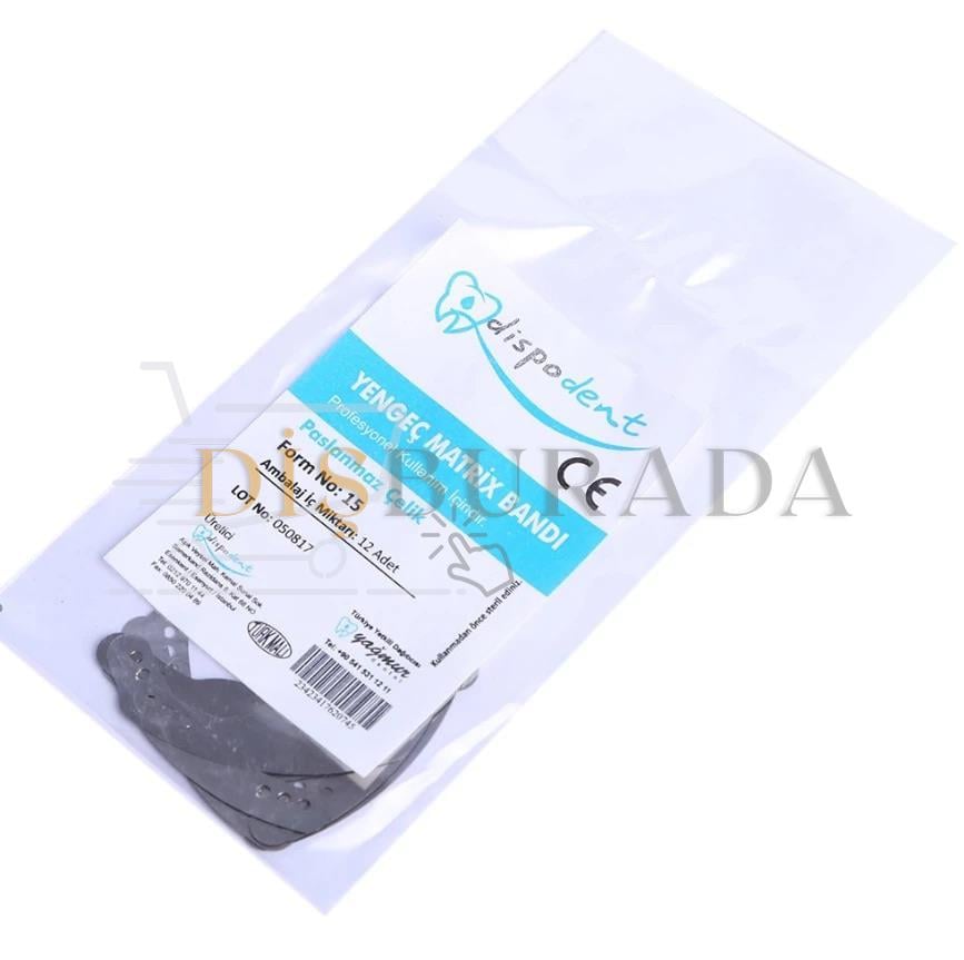 Dispodent Yengeç Matrix Bandı 2 Delikli Form No:12