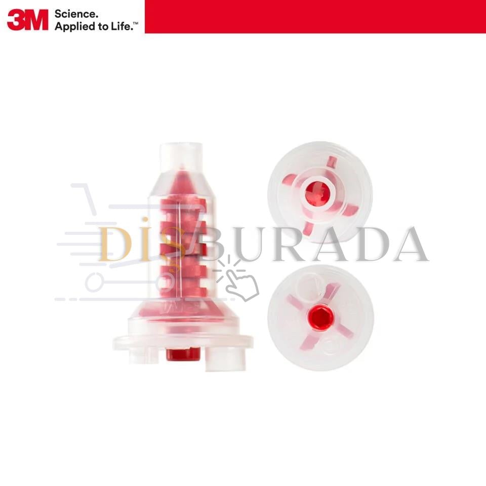 Makine Karıştırma Ucu Kırmızı (Pentamix)