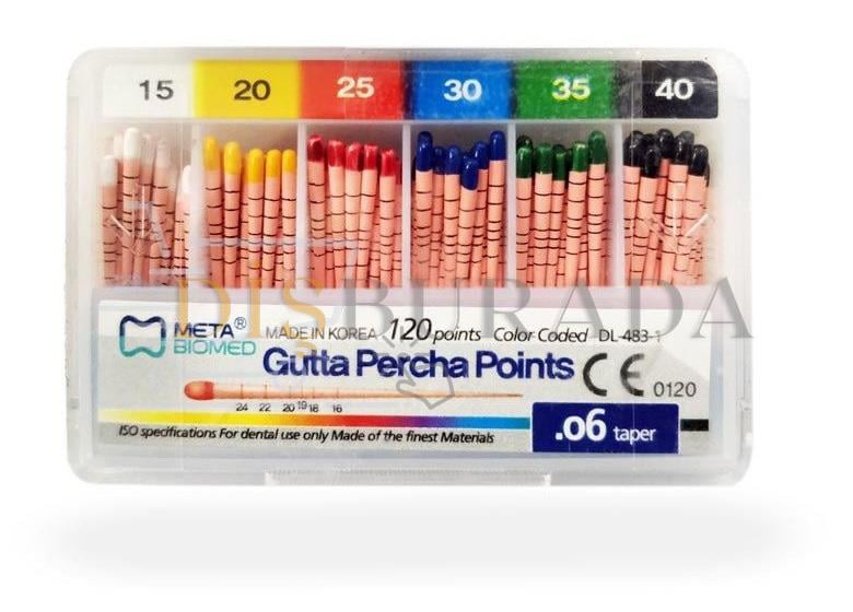 Meta Biomed  Gutta Percha# F4 Açılı 